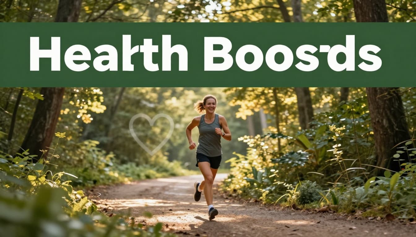 Runner representing overall health benefits